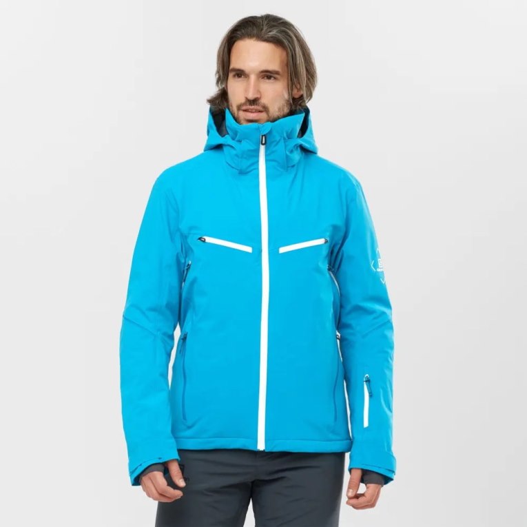 Chaquetas De Esquí Salomon Brilliant Insulated Hombre Turquesa | MX WURD740